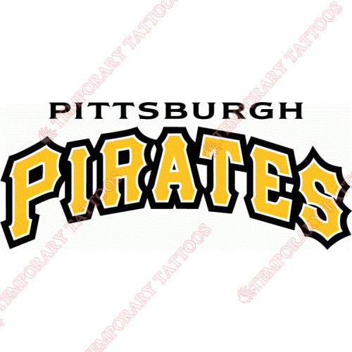 Pittsburgh Pirates Customize Temporary Tattoos Stickers NO.1836